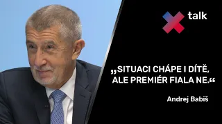 „Bankrot nehrozí. Fialova vláda lže, aby mohla lidem vzít peníze.“ – Andrej Babiš