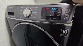 Samsung super speed washer test cycle and diagnostic mode