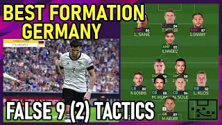 PES2021 Best Formation | Germany | False 9 (2) Tactics