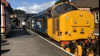 Class 37s at the NNR Mixed Traction Gala 2022 (Thrash)