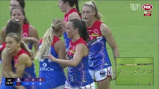 2022   AFLW   Round 9   Fremantle vs Melbourne (women's Record score)
