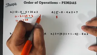 Order of Operations - PEMDAS - Civil Service Exam & LET Math Reviewer