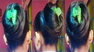 How to  make  simple hair bun hairstyles at hame self  hairstyles || beautiful bun || wedding/party