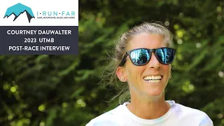 Courtney Dauwalter, 2023 UTMB Champion, Interview