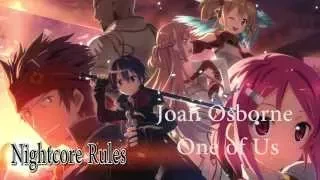 Nightcore Joan Osborne-One Of Us