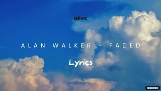 Alan Walker - Faded - Lyrics - World Top Trending Famous Songs - Most Viewed Music Videos