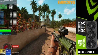 Far Cry 6 Ultra Settings Ray Tracing HD Textures 1440p | RTX 3090 Ti | i9 12900K 5.3GHz