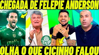 CHEGADA DE FELIPE ANDERSON NO VERDÃO! OLHA  O QUE CICINHO FALOU SOBRE O PALMEIRAS