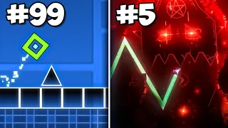 100 HARDEST Things EVER Done in Geometry Dash!