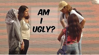 Ugly guy asking girls "Am i handsome?" --  social experiment