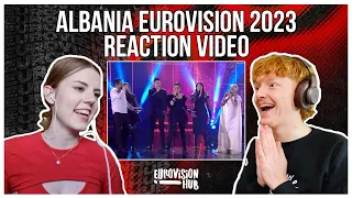 Albania | Eurovision 2023 Reaction | Albina & Familja Kelmendi - Duje | Eurovision Hub