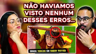 REACT SESSÃO NERD | 41 ERROS BIZARROS de HARRY POTTER e a Pedra Filosofal