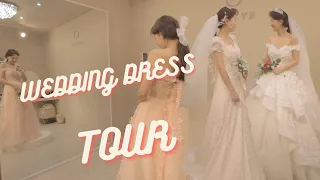 [결혼준비vlog]웨딩드레스 투어👰🏻‍♀️ | 리혜 드레스샵 피팅