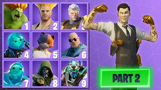 FORTNITE CHALLENGE PART #2 - GUESS THE SKIN BY THE IDLE POSE.