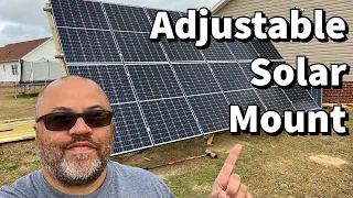 DIY Adjustable Solar Panel Ground Mount - Part 2