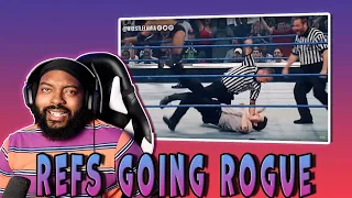 10 Shocking WWE Referees Who Fought Back Against A Wrestler (Reaction)