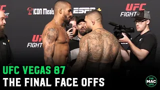 UFC Vegas 87 Final Face Offs: “Tomorrow I will knock you the f*** out!”