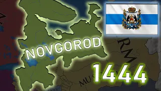 What if Novgorod Blessed in 1444 (1444 - 2100) - Eu4 Timelapse