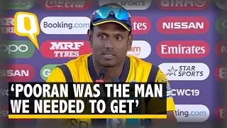 Pooran Was The Man We Needed to Get: Sri Lankan bowler Angelo Mathews on Win Over WI | The Quint