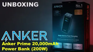 Anker Prime Power Bank, 20K Portable Charger with 200W Output