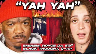 Eminem (feat. Royce da 5'9" & Black Thought) - "YAH YAH" | Reaction