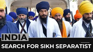 India arrests more than 100 people in manhunt for Sikh separatist