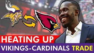 Vikings Cardinals Trade HEATING UP: Arizona Open To Trading Down In 2024 NFL Draft | Vikings Rumors