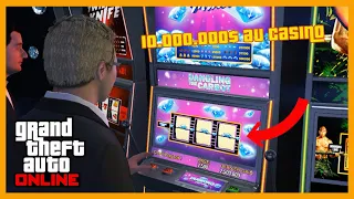 JE GAGNE 10.000.000$ AUX MACHINES À SOUS DU CASINO EN 2 HEURES | GTA 5 ONLINE | NO GLITCH