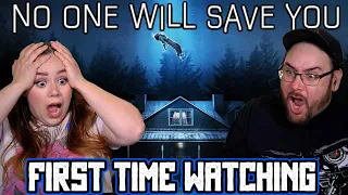 Our FIRST TIME WATCHING No One Will Save You (2023) Movie Reaction | Kaitlyn Dever is amazing!