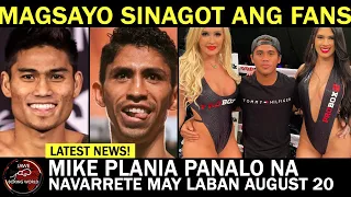 Mark Magsayo Sinagot Ang Comment Ng  Fans ,Mike Plania Panalo 2 points, Emanuel Navarrete May Laban