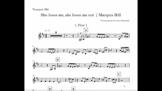 Marquis Hill & WDR BIG BAND - She Loves Me, She Loves Me Not - Trumpet Transcription (full song)