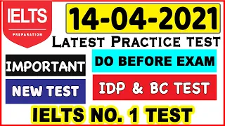 🔥 IELTS LISTENING PRACTICE TEST 2021 WITH ANSWERS | 14.04.2021