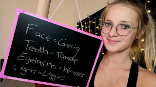 ASMR Teaching You Afrikaans Words!