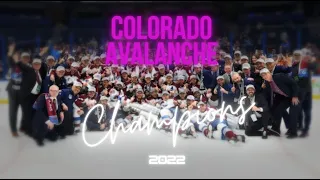 Colorado Avalanche Stanley Cup Champions 2022 Tribute