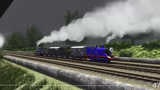 TRAINZ RAILROAD SIMULATOR -  THOMAS'S TRAIN TRAGEDY AT THE END OF THE JOURNEY - THOMAS AND FRIENDS