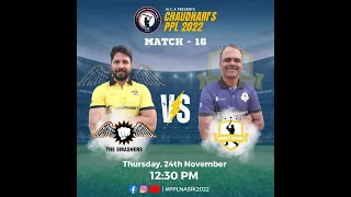 Cricket Legendes VS The Smashers || N.C.A Presents Chaudhari's Ppl 2022 T20 || Nashik ||