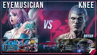 Tekken 8 ▰ EYEMUSCIAN (Alisa) VS KNEE (Bryan) | High Level Gameplay