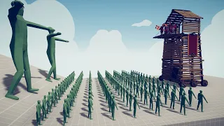 SUPER TOWER vs EPIC ARMY | Totally Accurate Battle Simulator TABS