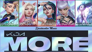 K/DA MORE Color Coded Lyrics (Madison Beer, (G)I-DLE, Lexie Liu, Jaira Burns, Seraphine)