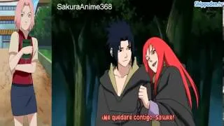 Sasuke rechaza a Karin (Sub-Español)