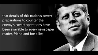 JFK | Secret Societies Speech | Long Version