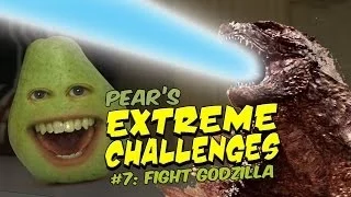 Pear's Extreme Challenge #7:  FIGHT GODZILLA