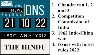 THE HINDU Analysis, 21 October, 2022 (Daily Current Affairs for UPSC IAS) – DNS