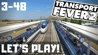 TRANSPORT FEVER 2 - Bahn frei für den Avelia Liberty Express! (Let's play 3-48) [deutsch]