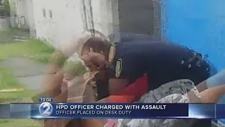 Honolulu police officer charged with assault, incident caught on camera