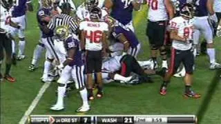 Oregon State's Jacquizz Rodgers tears up the field vs UW on 10/16/10