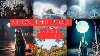 THE MOONLIT ROAD | Halloween Kids Stories | Short Stories for Kids | Engr.tariq