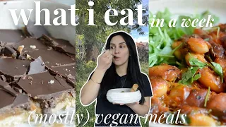 MEAT LOVER *attempts to* GO VEGAN FOR A WEEK 🌱 WHAT I EAT IN A WEEK 🥑  (MOSTLY) PLANT BASED