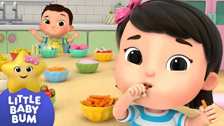 Crunch it, Munch it!⭐ Mia & Max Meal Time! LittleBabyBum - Nursery Rhymes for Babies | LBB