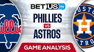 Philadelphia Phillies vs Houston Astros (10-3-22) MLB Expert Predictions, Baseball Picks & Best Bets